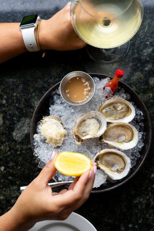 Half-Price Oysters & Wine